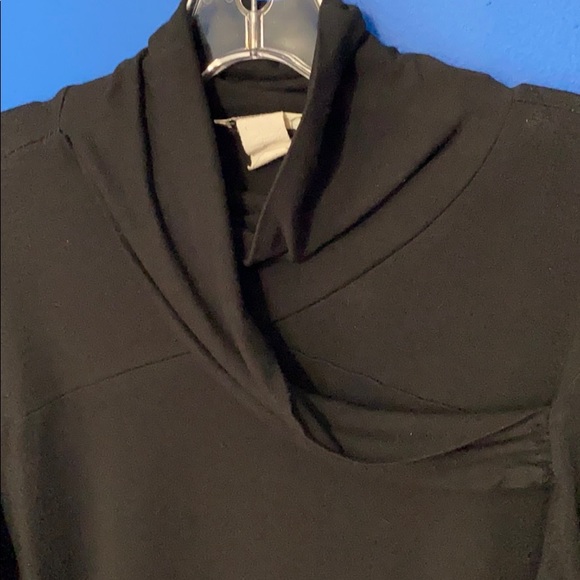 PAGE Soft Knit Black Top Sz M - Picture 2 of 4